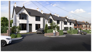 Sidmouth housing development front