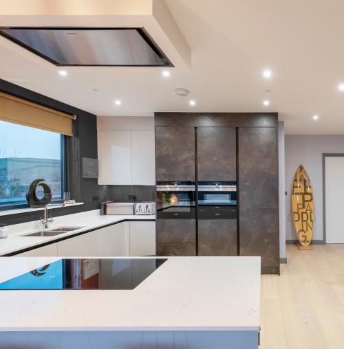 modern kitchen to coastal penthouse