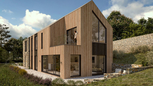 devon architects one off house builds