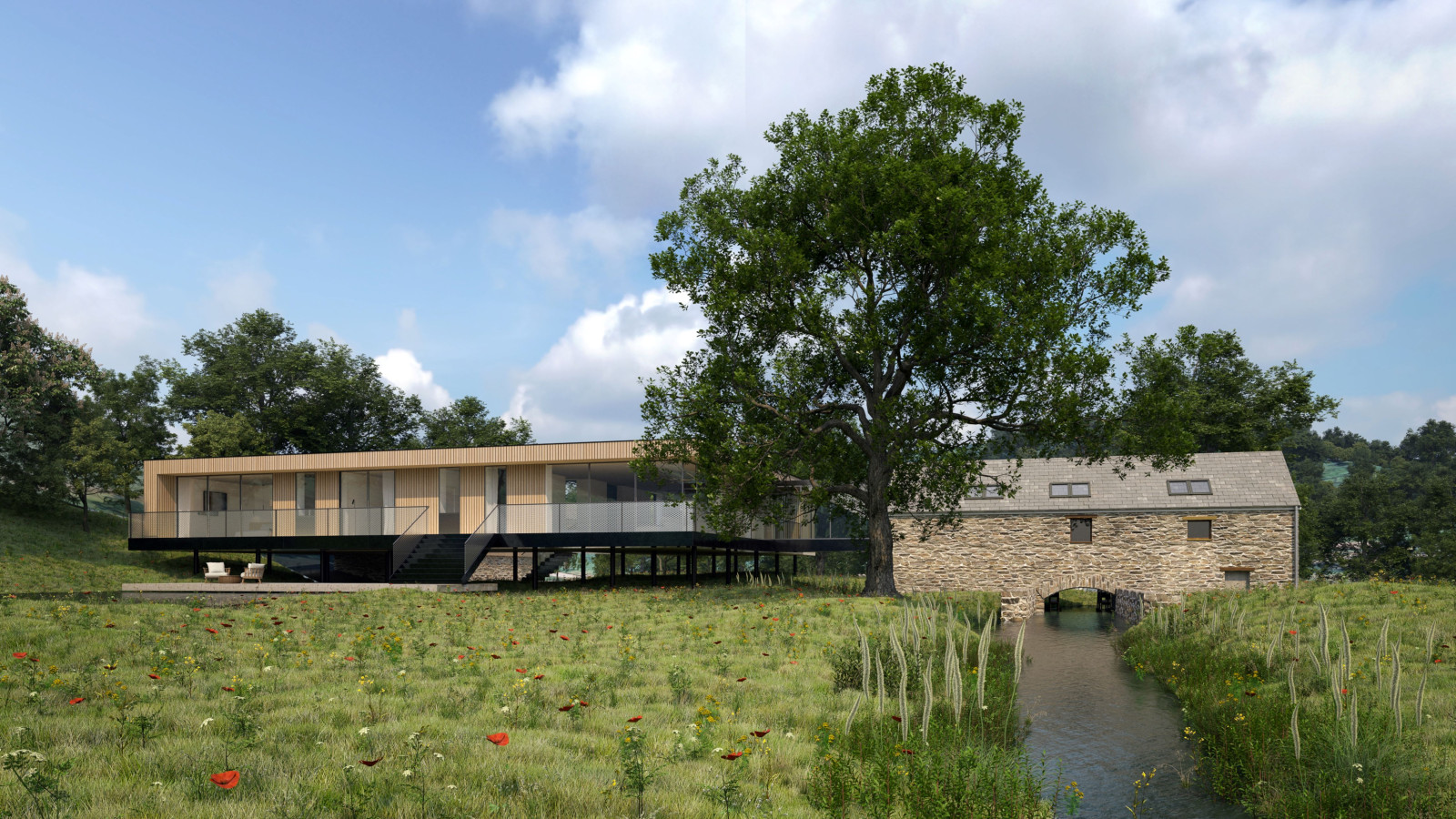 mill restoration with contemporary extension south molton